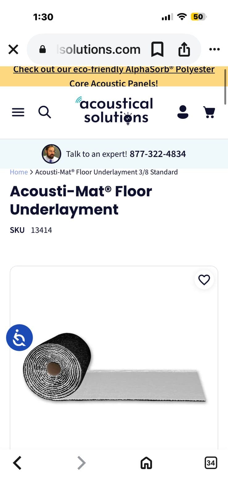 Gypcrete underlayment with a primer from Acousti Mat