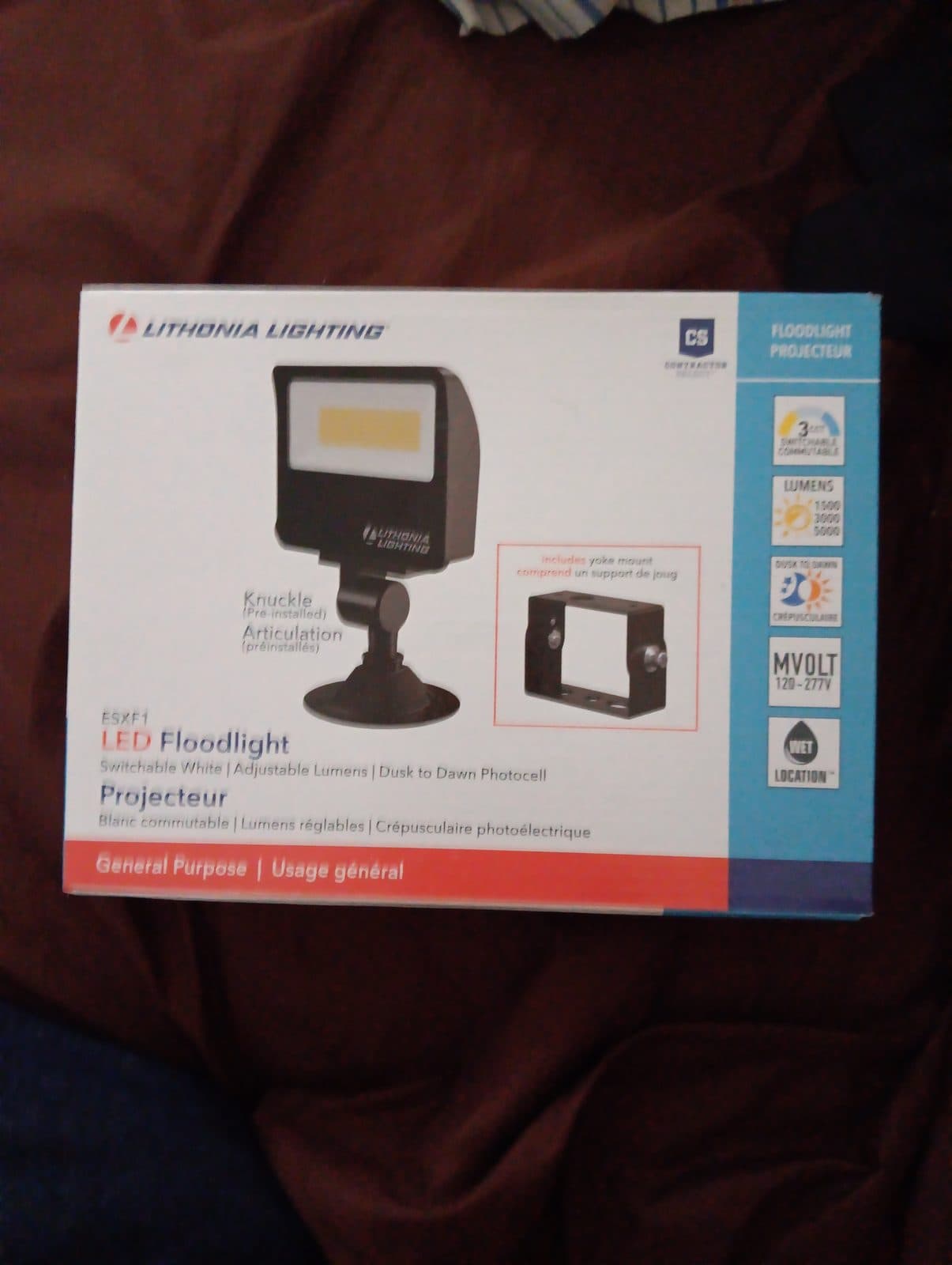 Brand new in box Lithonia LED floodlights