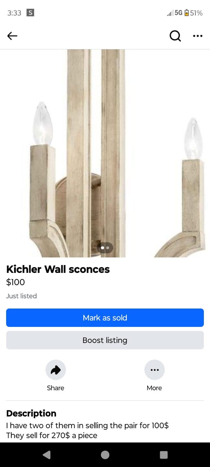 Kichler Wall sconces