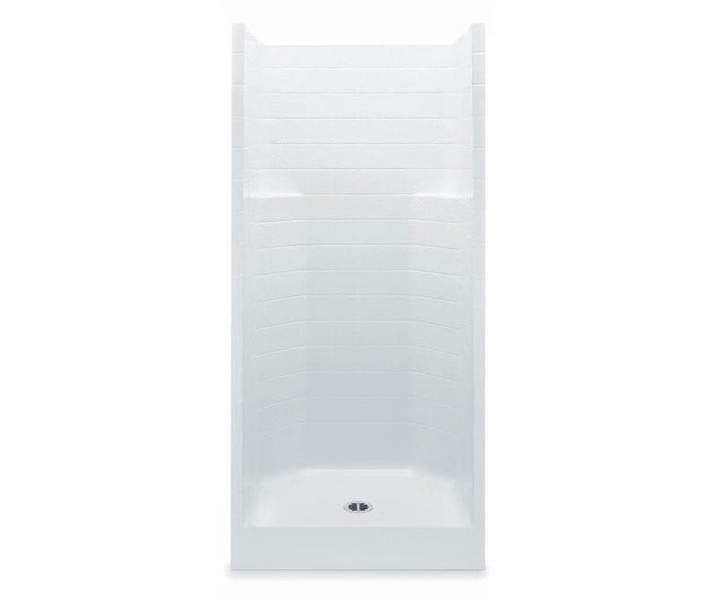 Center Drain One-Piece Shower