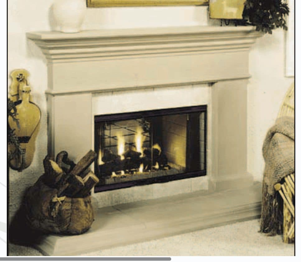 Fireplace two sided