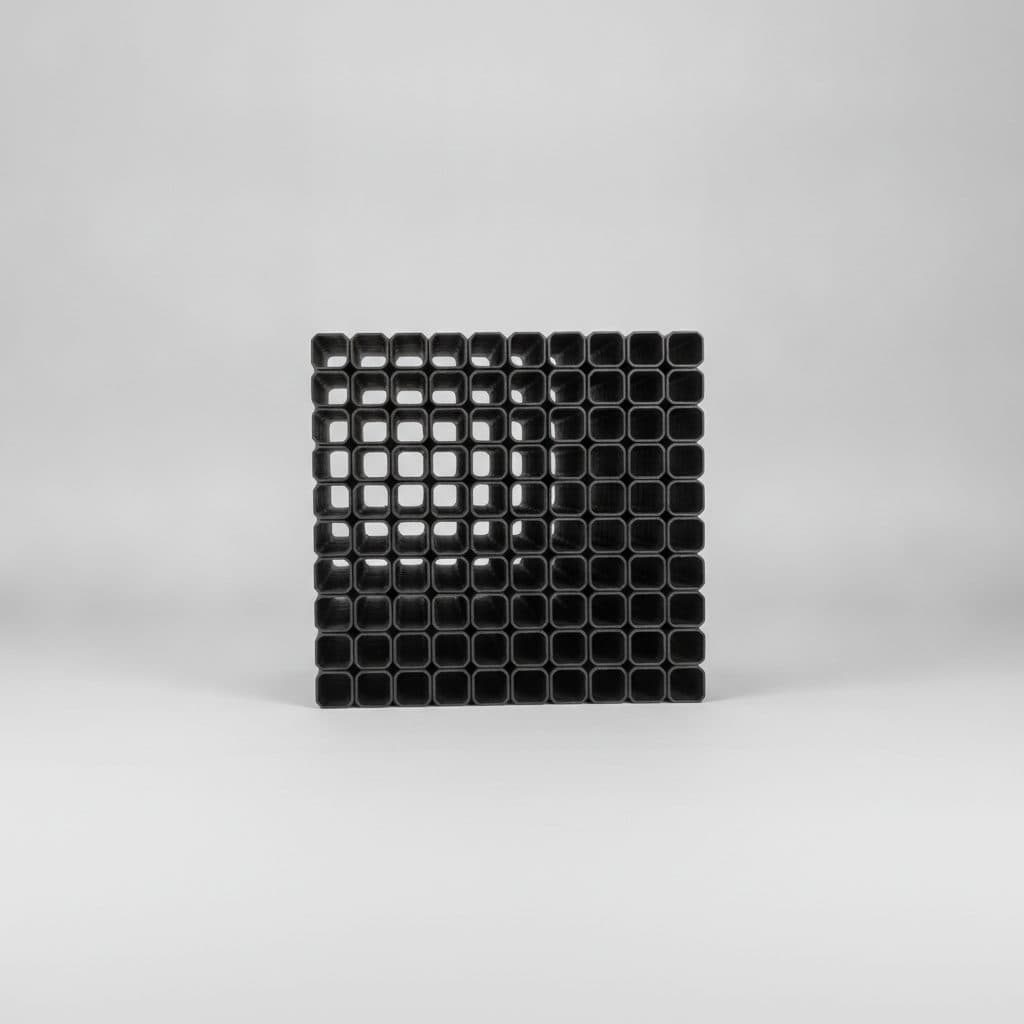 SLP LIGHTING 3/8" 2X2 EGGCRATE BLACK 30PCS